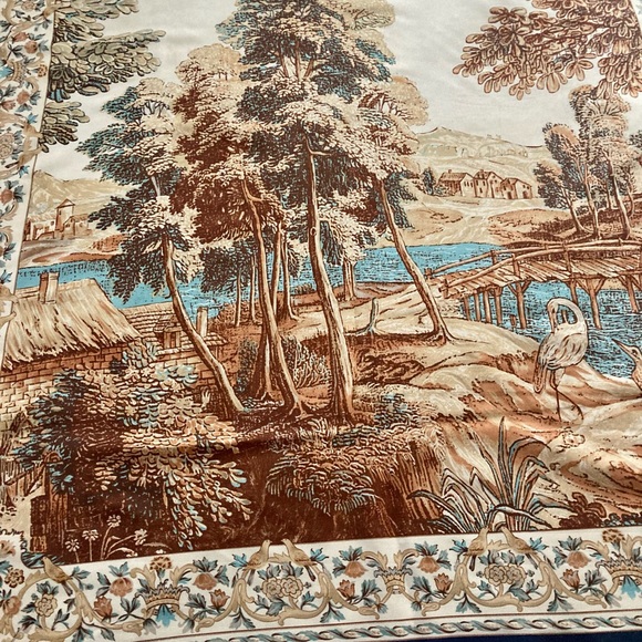 TIE RACK scenic scarf, made in Italy - Picture 1 of 13